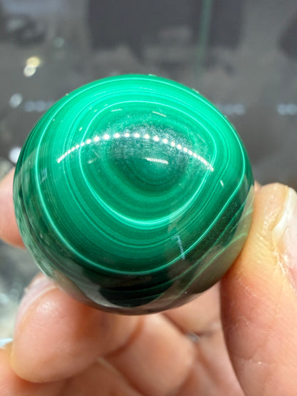 Malachite Sphere- 1 inch diameter