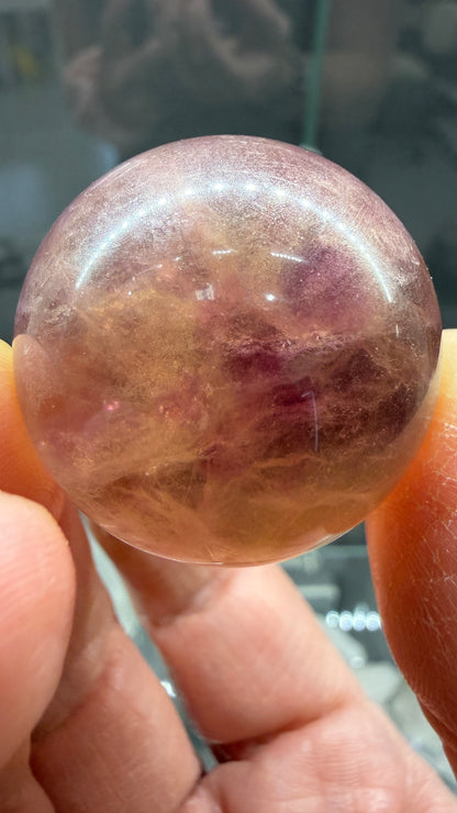 Fluorite Sphere- 1.25 inch diameter