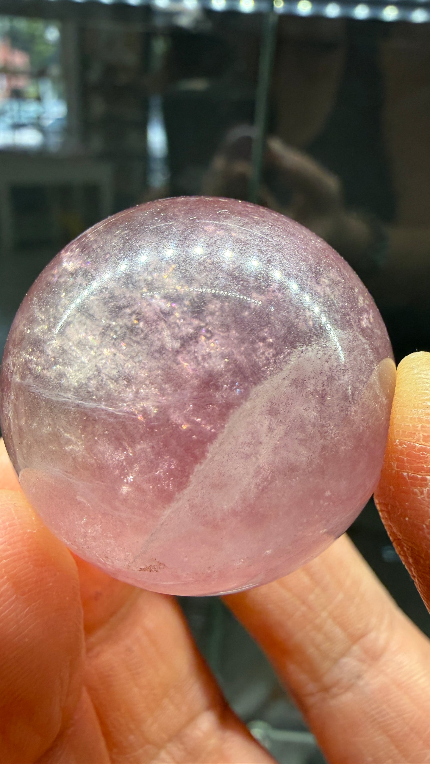 Fluorite Sphere- 1.25 inch diameter