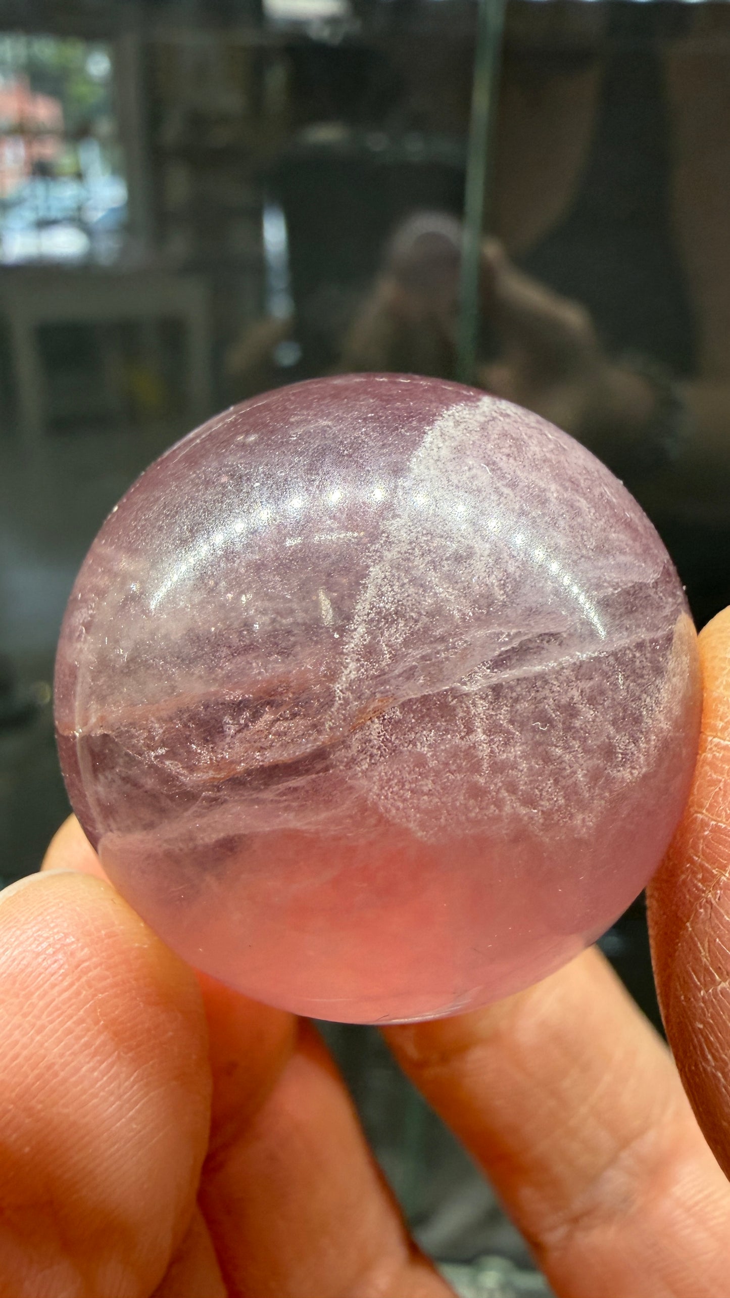 Fluorite Sphere- 1.25 inch diameter