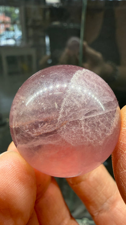 Fluorite Sphere- 1.25 inch diameter