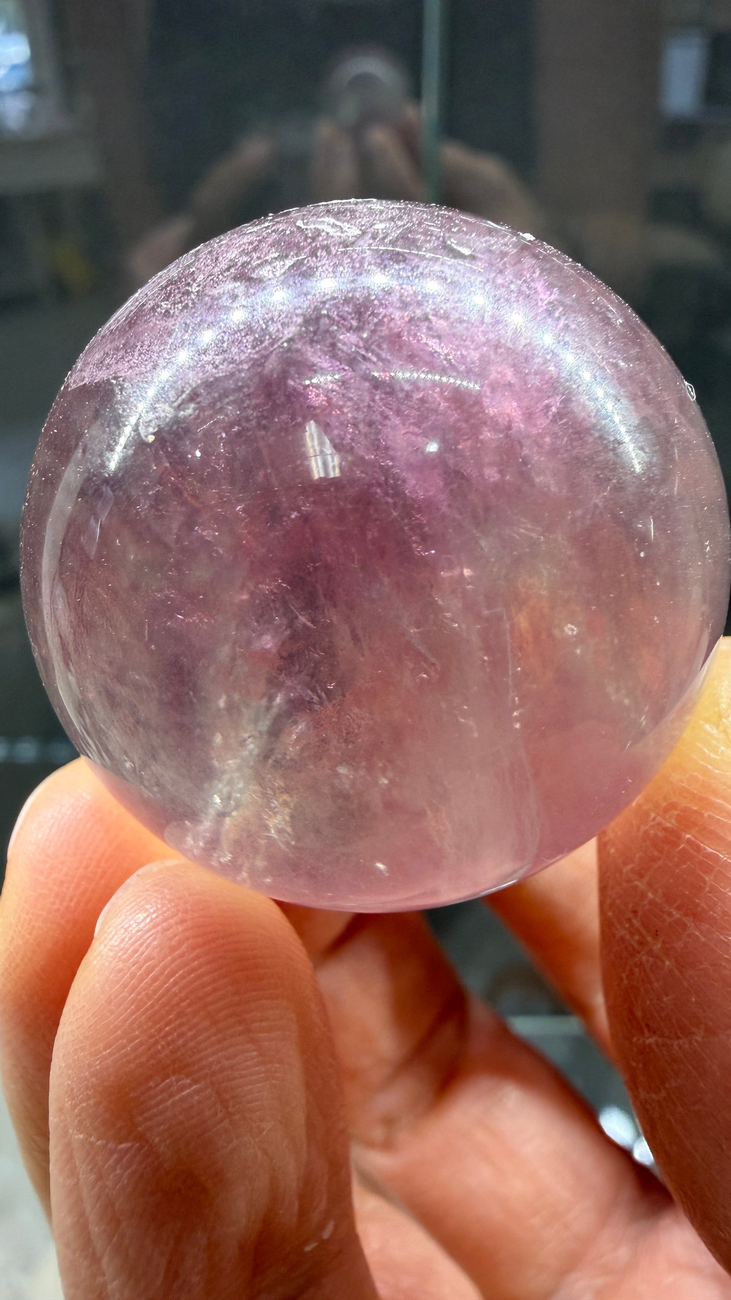 Fluorite Sphere- 1.3 inch diameter