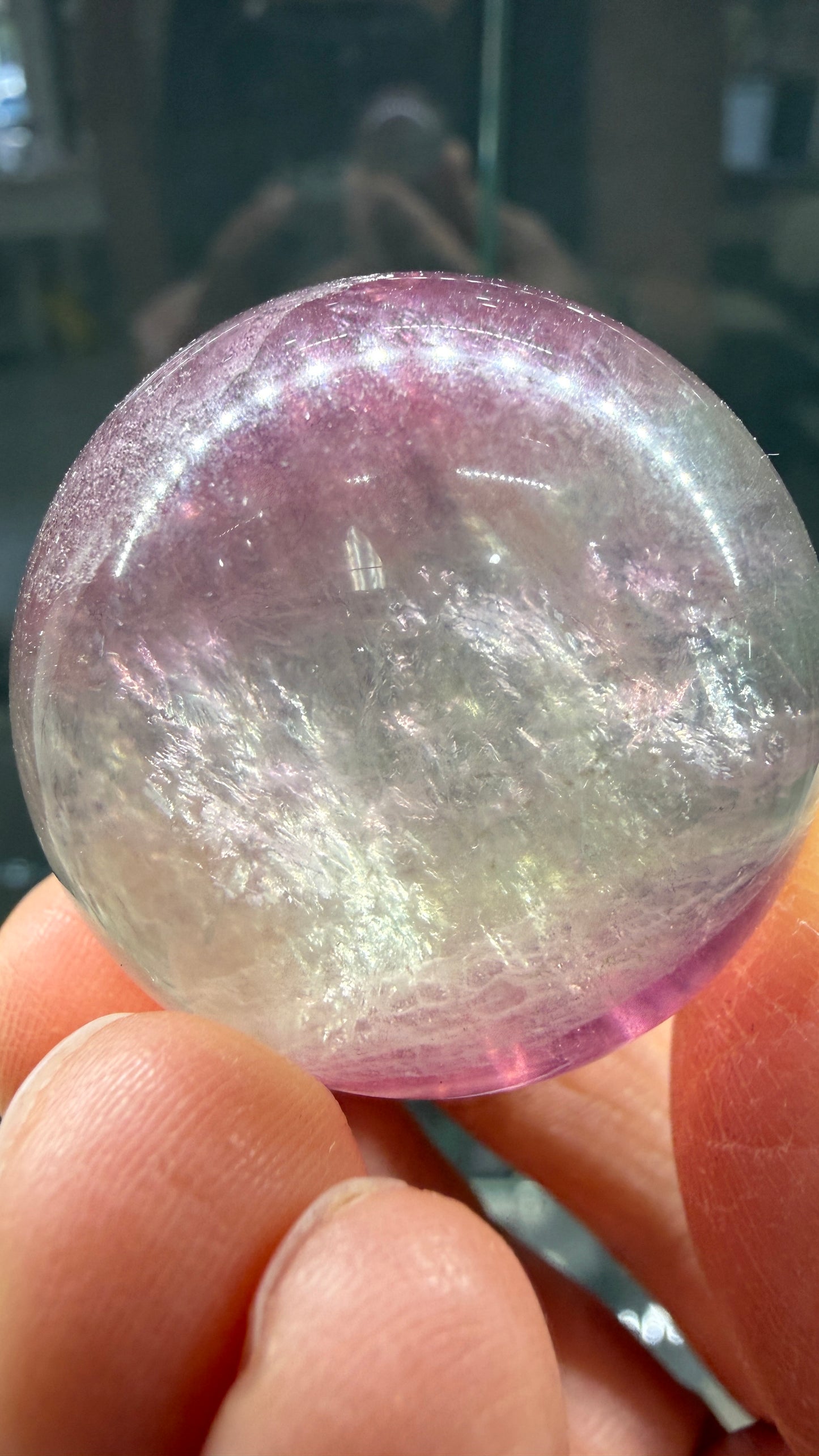 Fluorite Sphere- 1.3 inch diameter