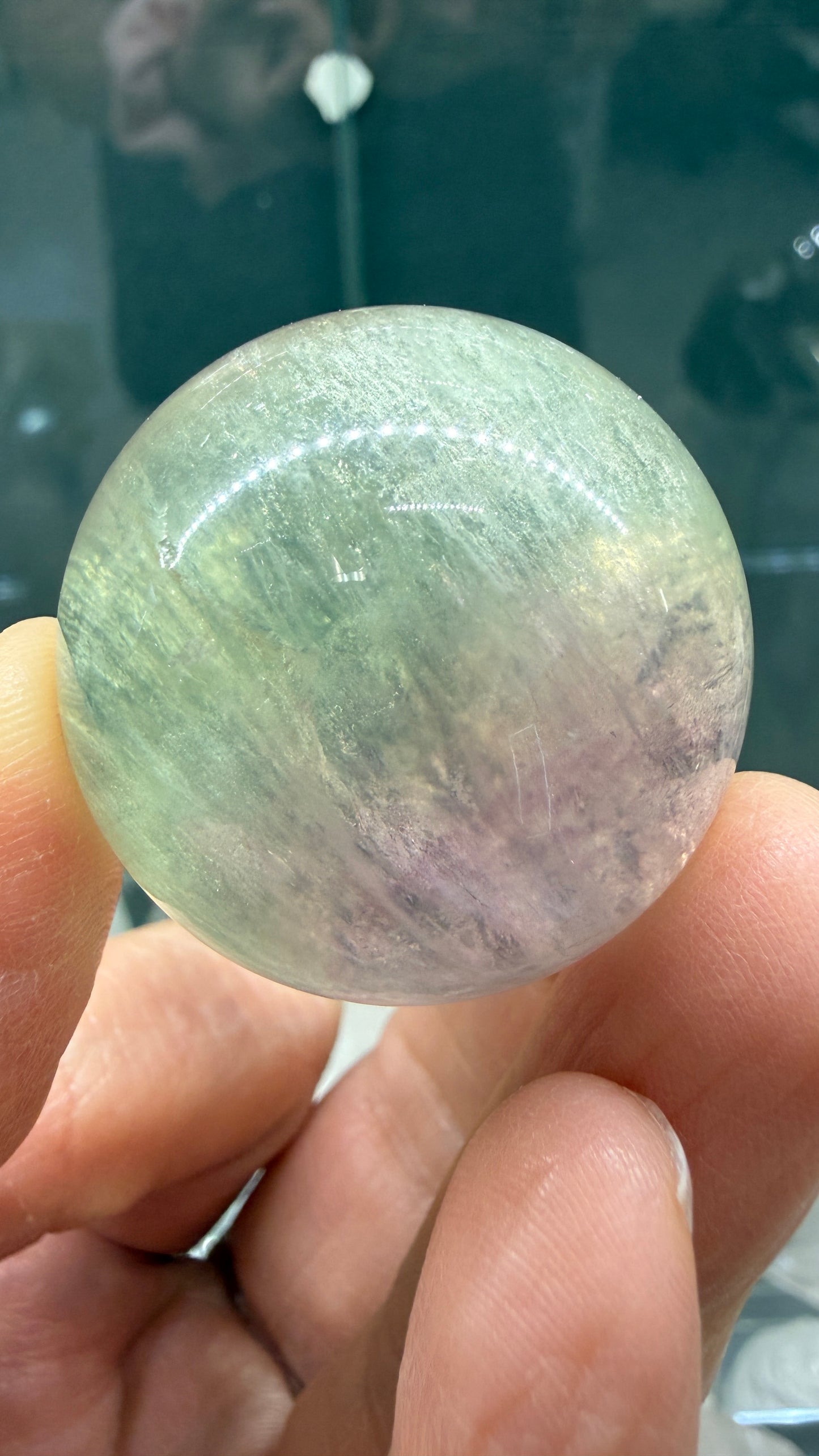 Fluorite Sphere- 1.25 inch diameter
