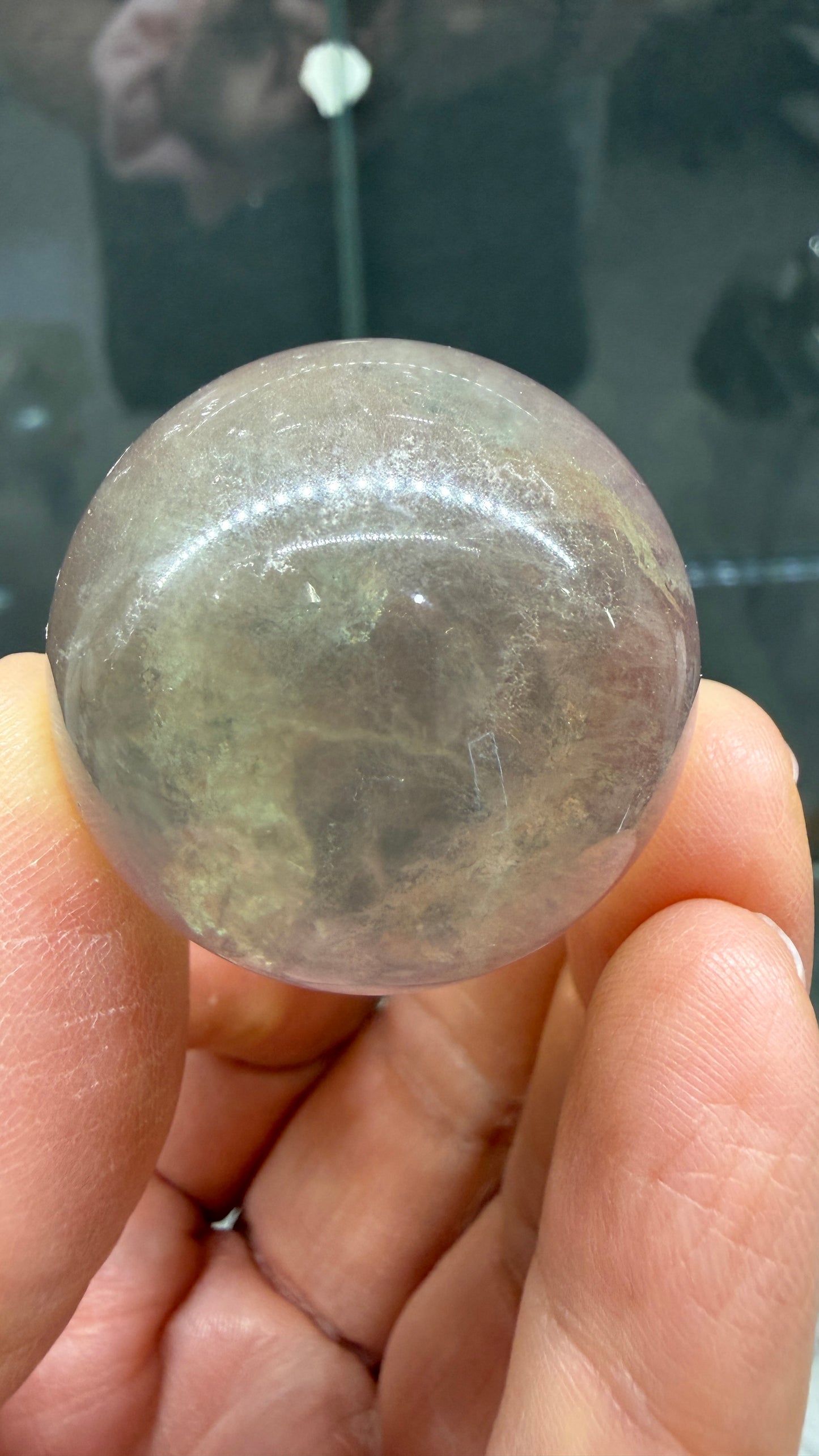 Fluorite Sphere- 1.25 inch diameter