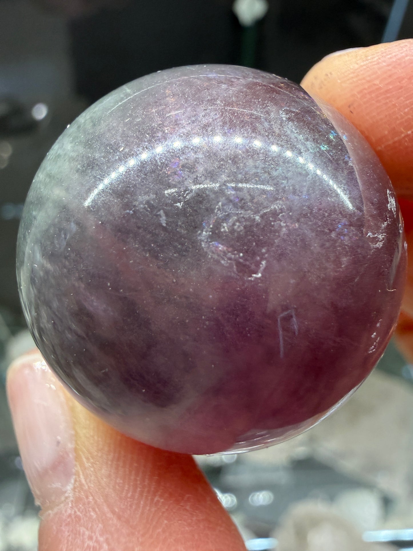 Fluorite Sphere- 1.2 inch diameter