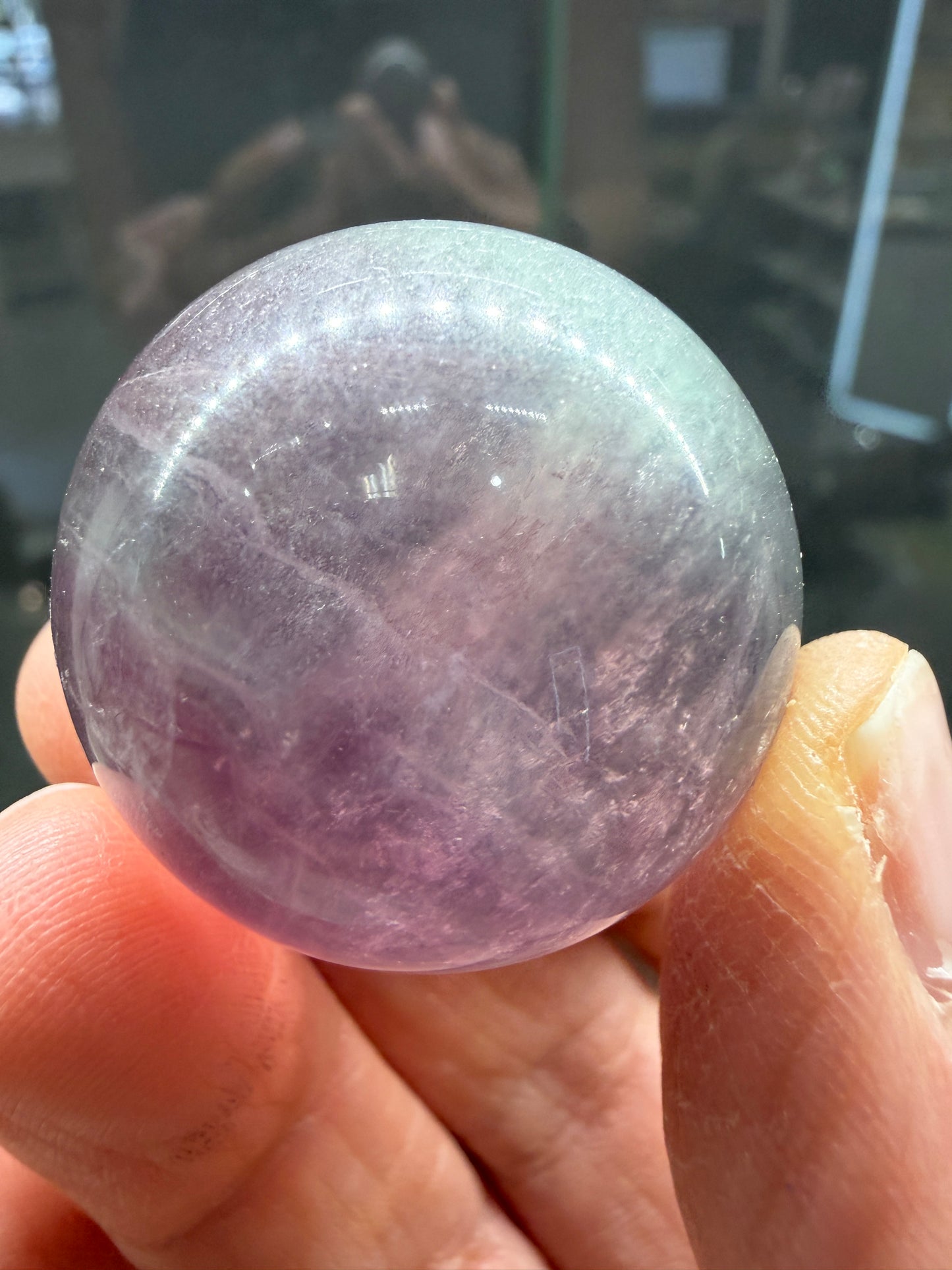 Fluorite Sphere- 1.2 inch diameter