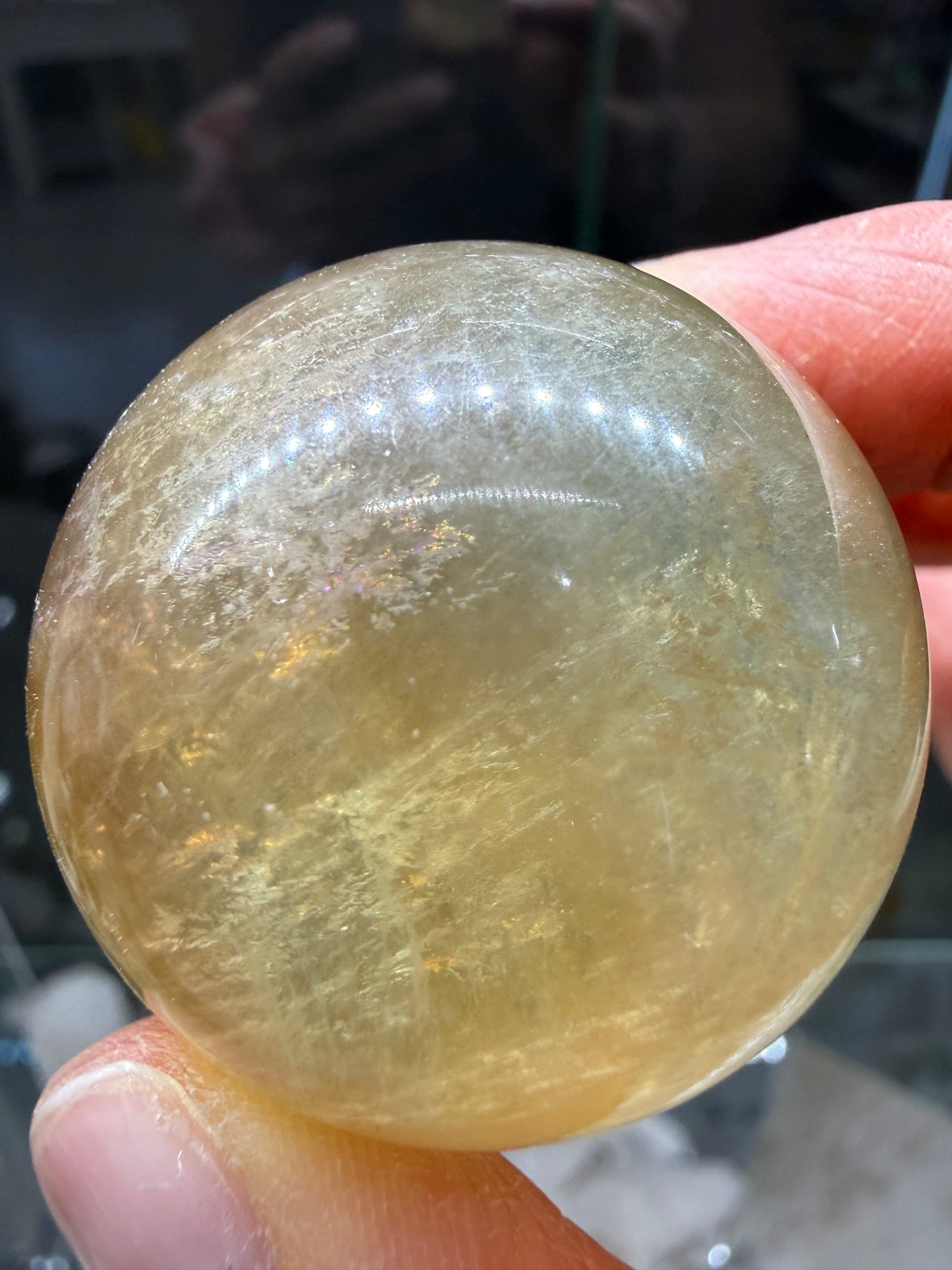 Fluorite Sphere- 1.4 inch diameter