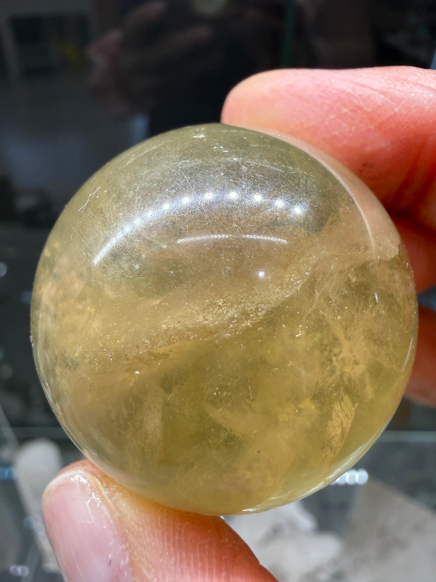 Fluorite Sphere- 1.4 inch diameter