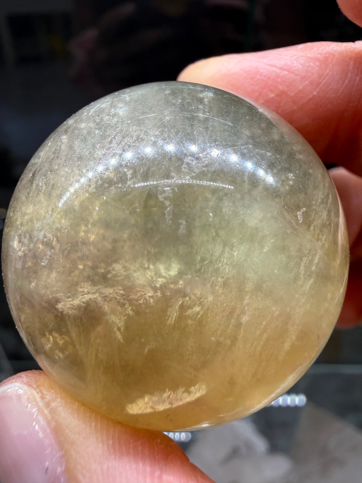 Fluorite Sphere- 1.4 inch diameter