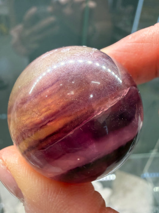 Fluorite Sphere- 1.25 inch diameter