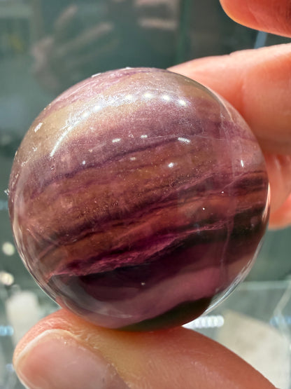 Fluorite Sphere- 1.25 inch diameter