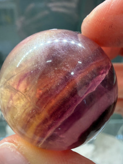 Fluorite Sphere- 1.25 inch diameter