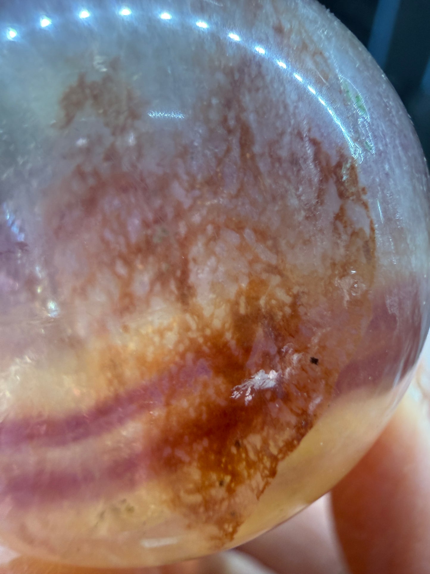 Fluorite Sphere- 1.4 inch diameter