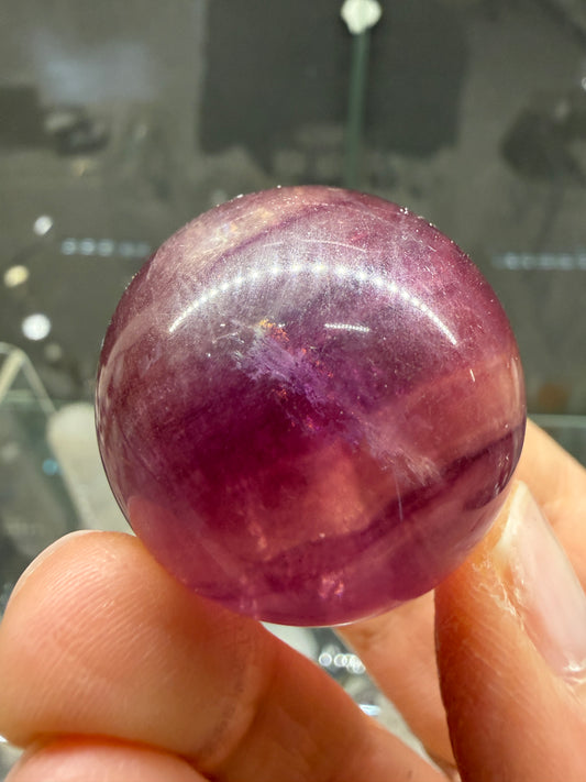 Fluorite Sphere- 1.3 inch diameter