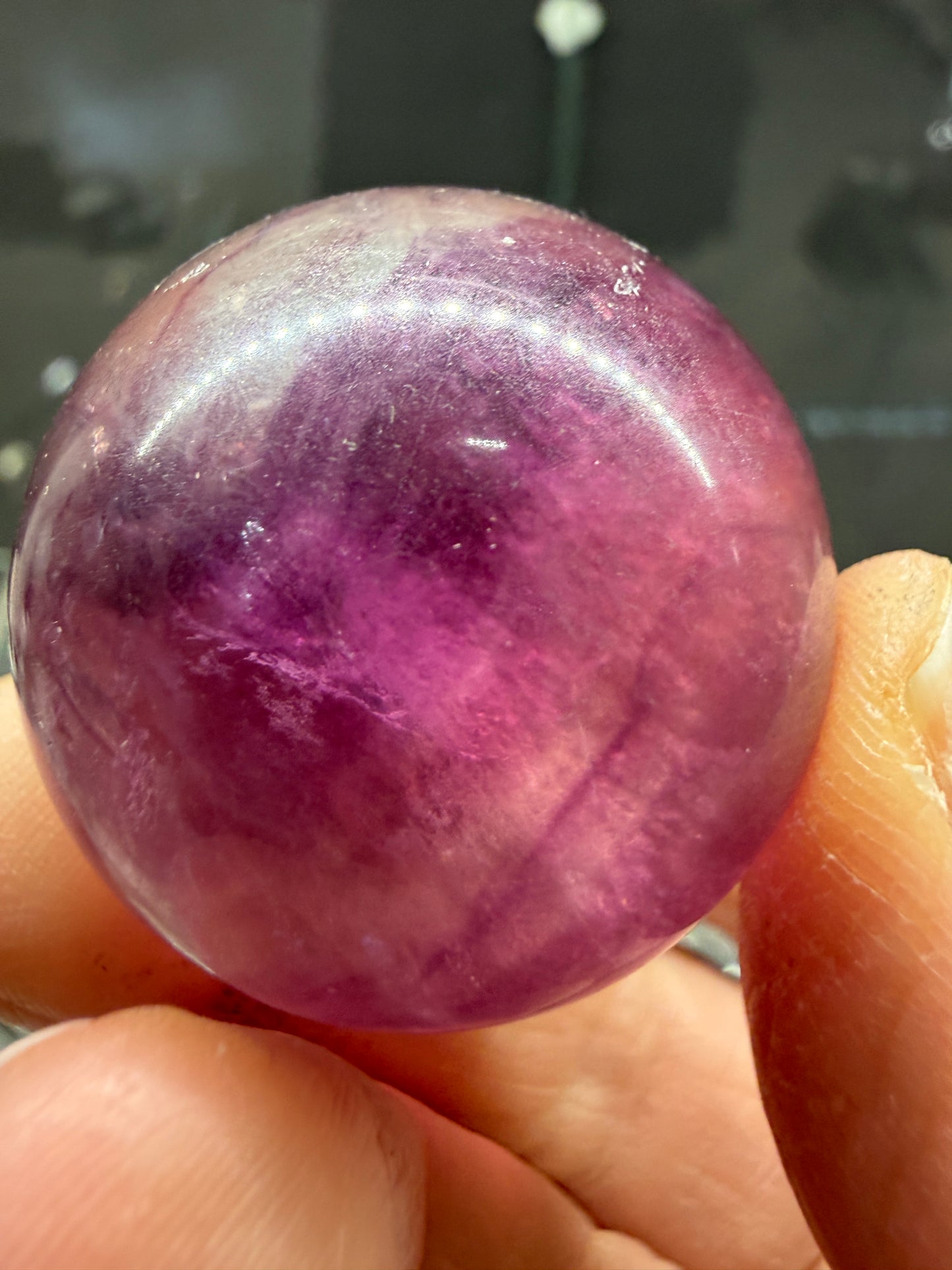 Fluorite Sphere- 1.3 inch diameter