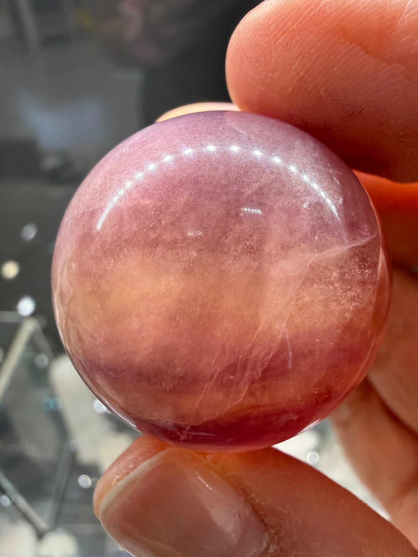 Fluorite Sphere- 1.2 inch diameter
