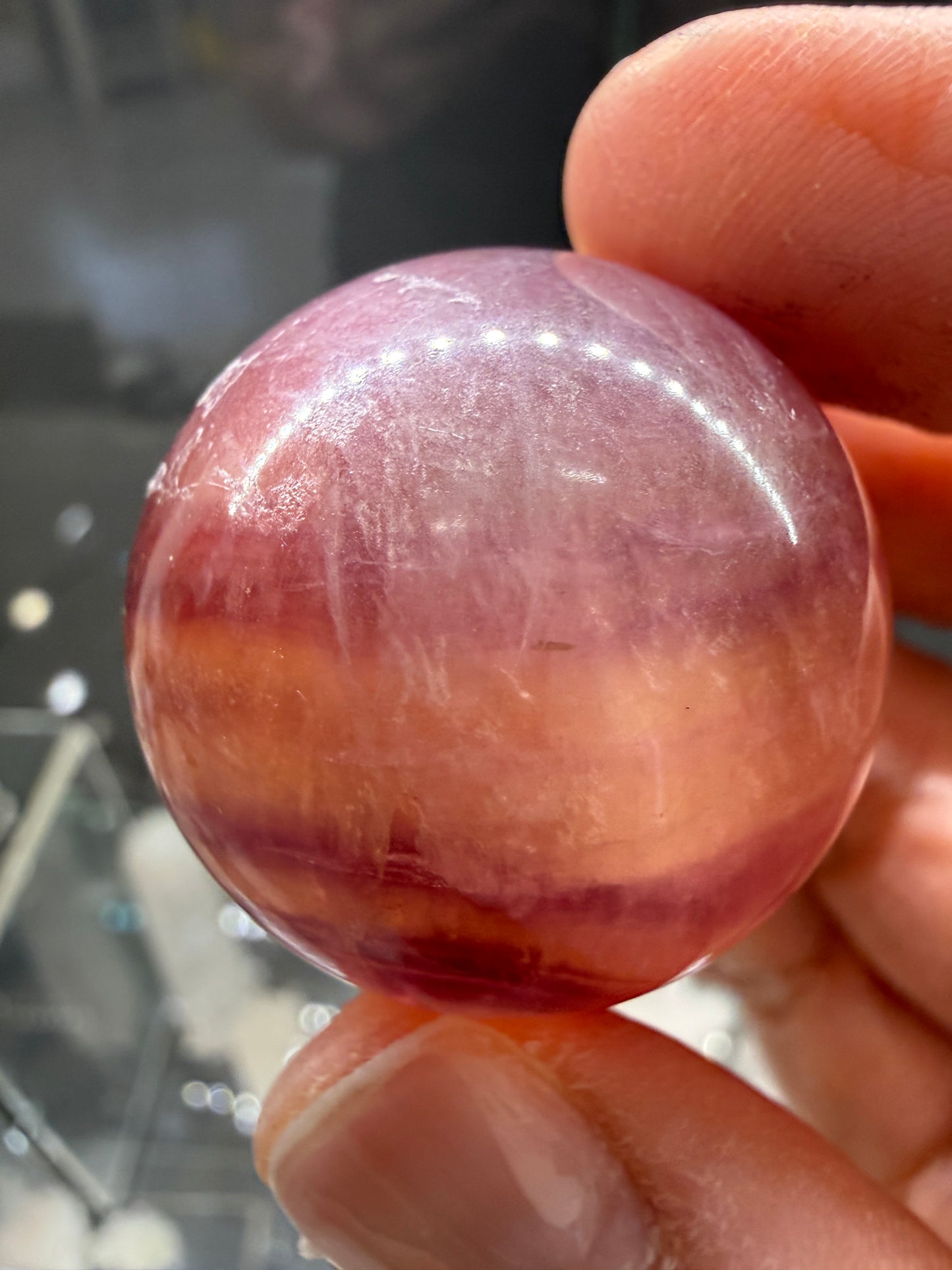 Fluorite Sphere- 1.2 inch diameter