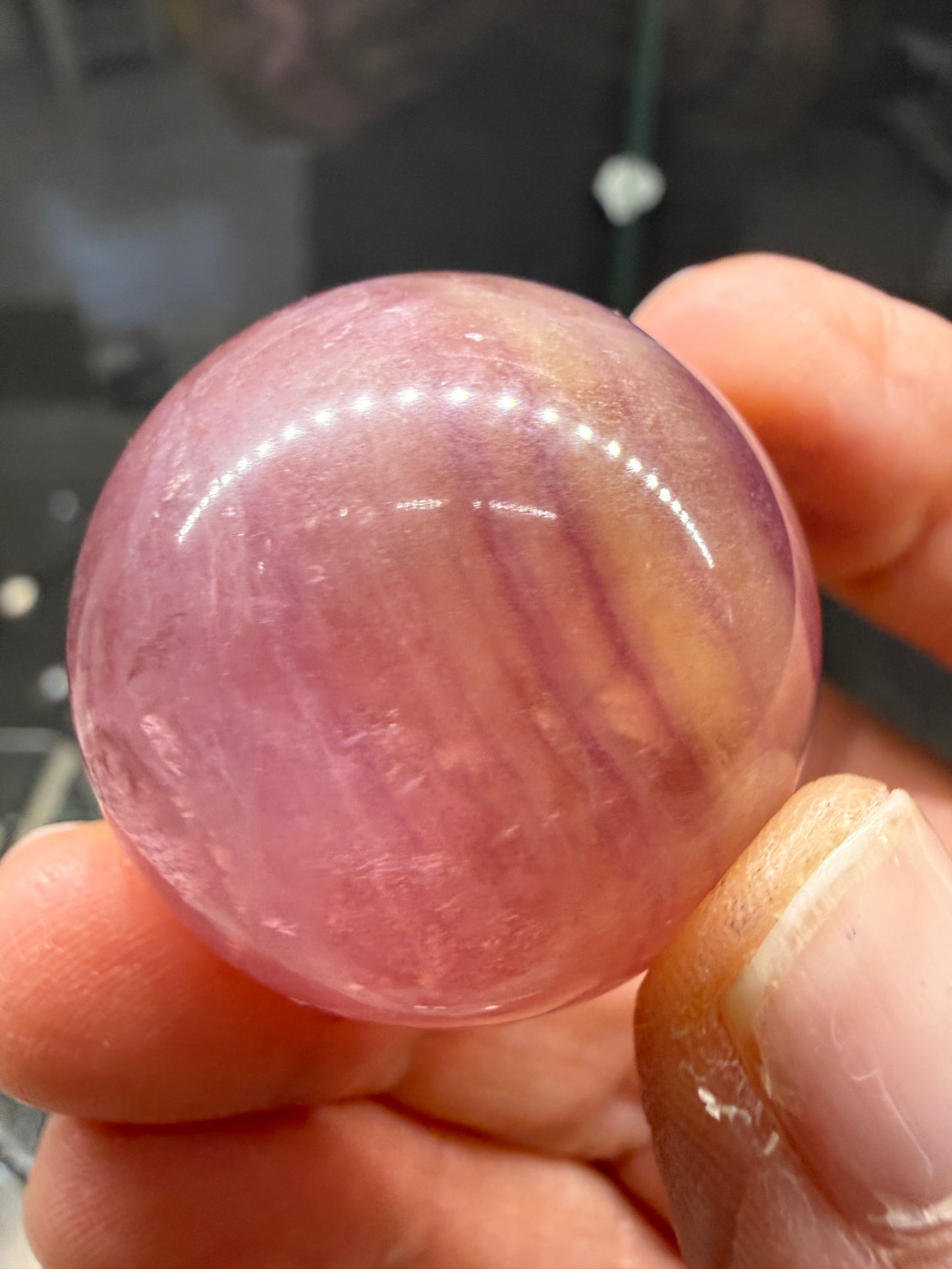 Fluorite Sphere- 1.2 inch diameter
