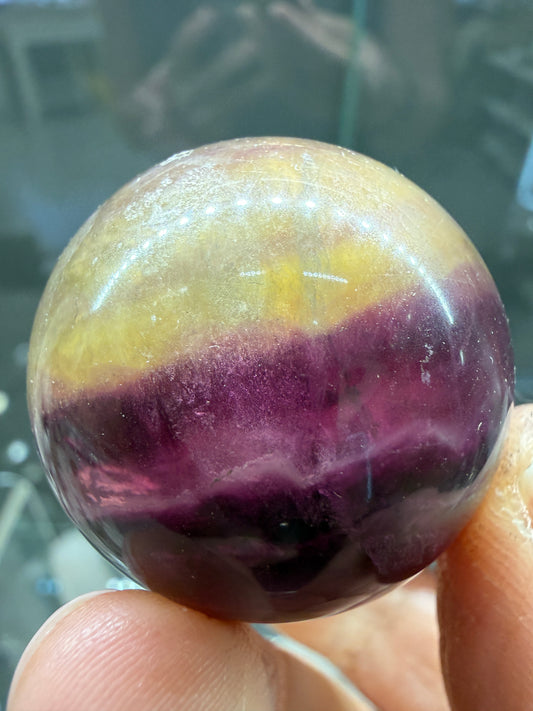 Fluorite Sphere- 1.3 inch diameter