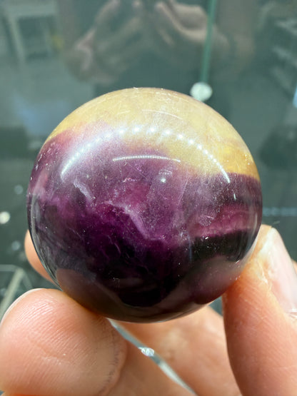 Fluorite Sphere- 1.3 inch diameter