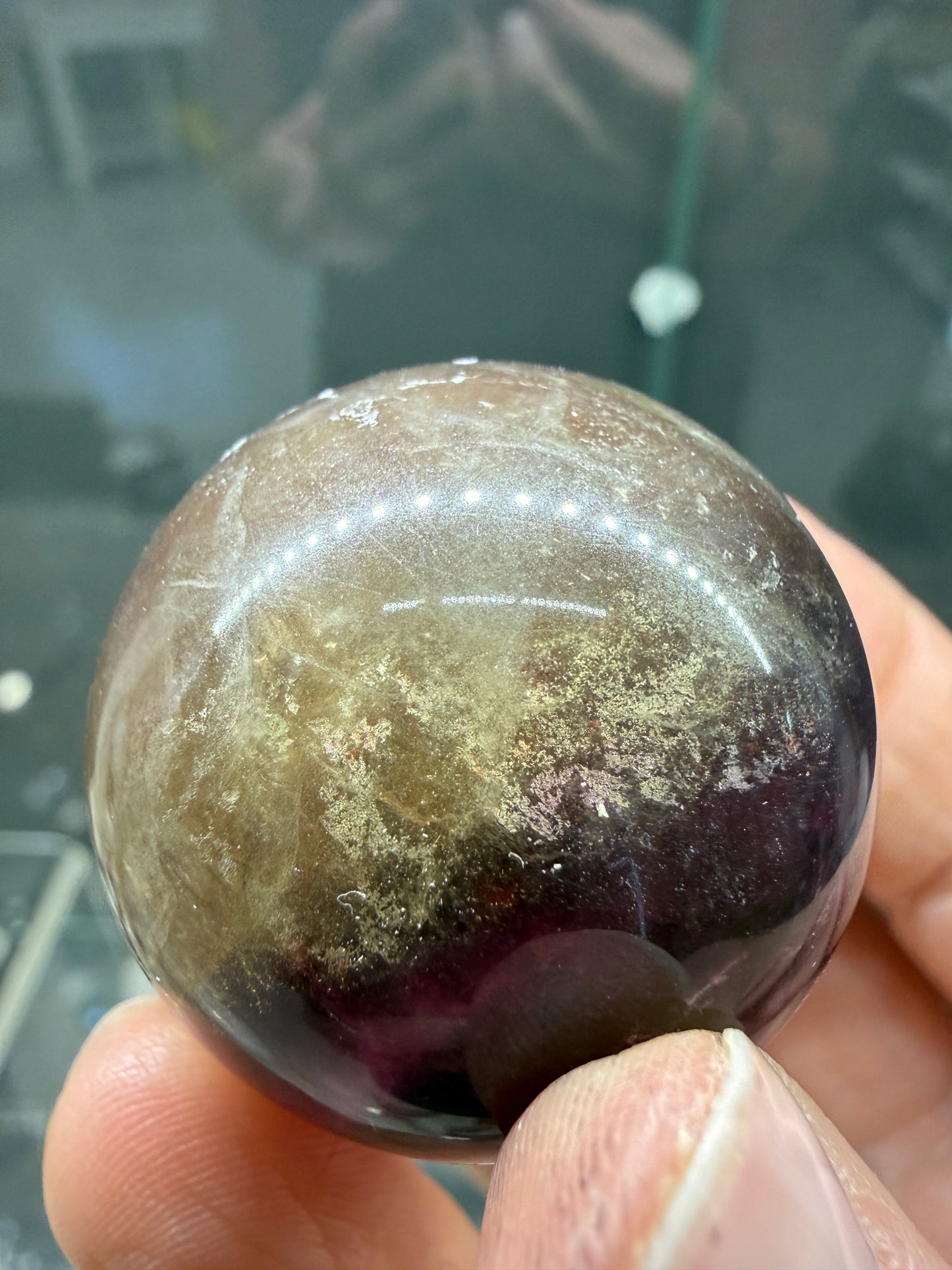 Fluorite Sphere- 1.3 inch diameter