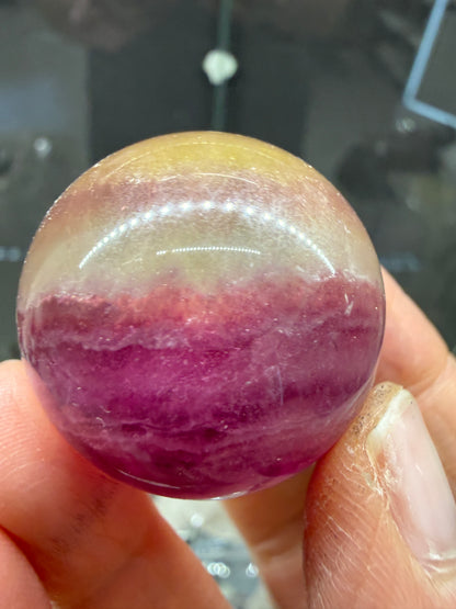 Fluorite Sphere- 1.25 inch diameter