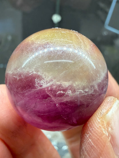 Fluorite Sphere- 1.25 inch diameter