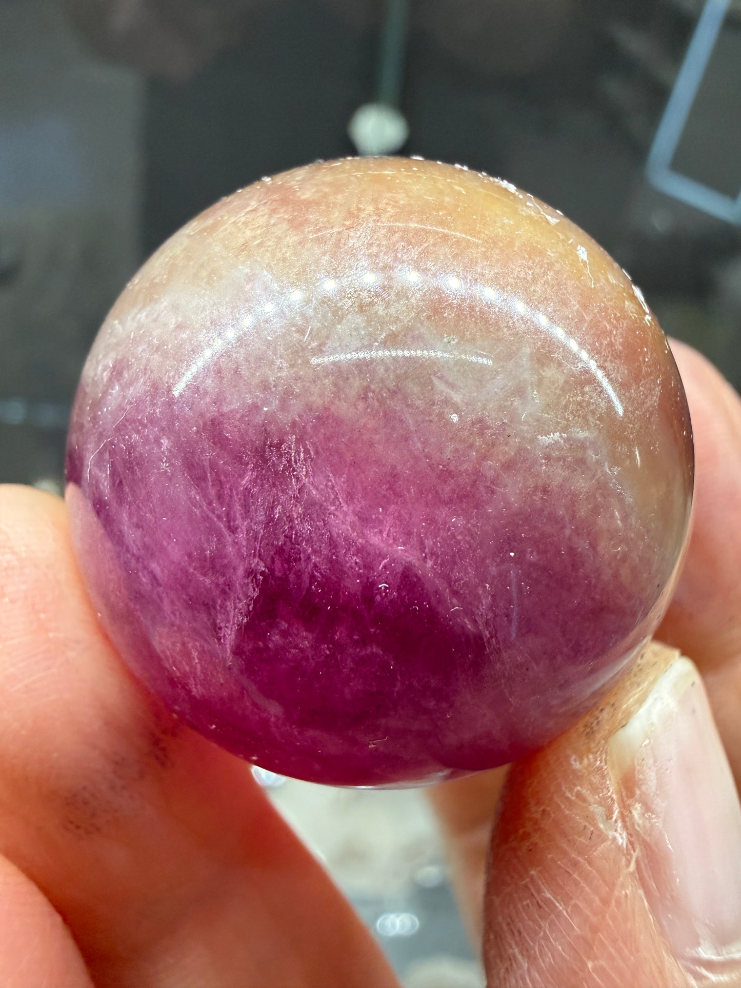 Fluorite Sphere- 1.25 inch diameter