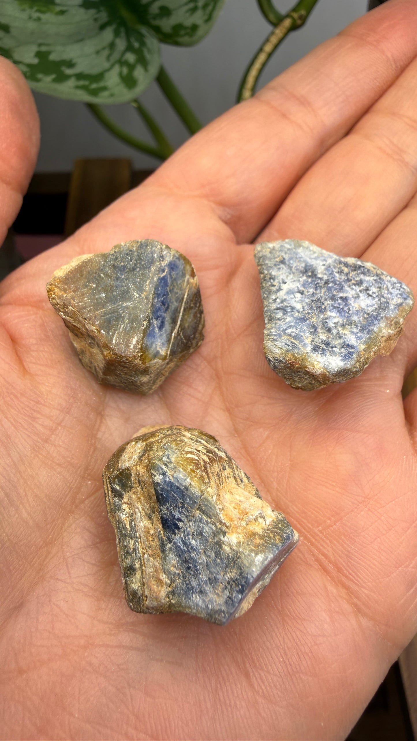 Natural Blue Sapphire Rough Parcel- 165.5 ct total