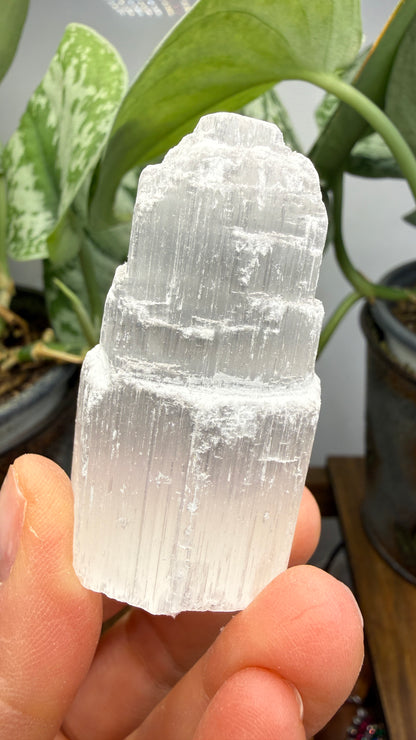 Selenite Crystal Tower- 2.25 inches tall