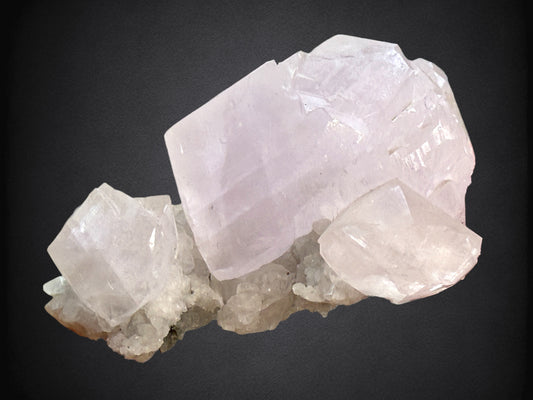 CALCITE, var. Pink/Purple- Daye Co., Huangshi, Hubei, China- Cabinet