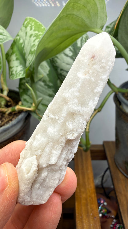 Witch’s Finger Druzy Quartz (White Cactus Quartz)- Boekenhouthoek, South Africa