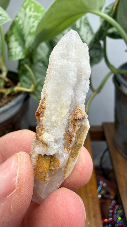 Witch’s Finger Druzy Quartz (White Cactus Quartz)- Boekenhouthoek, South Africa