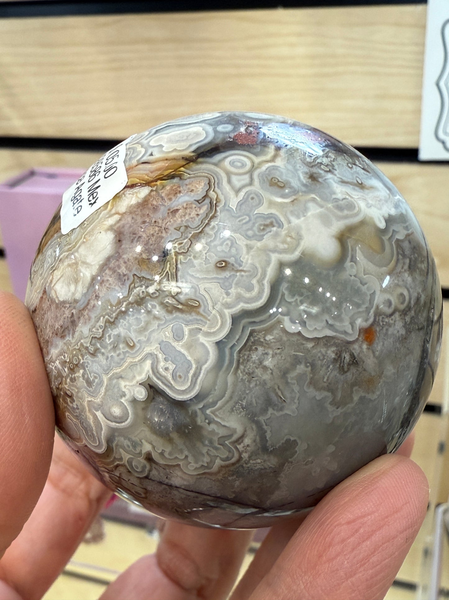 Lace Agate Sphere- 6 cm