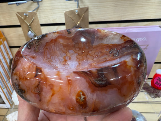 Carnelian Carved Bowl