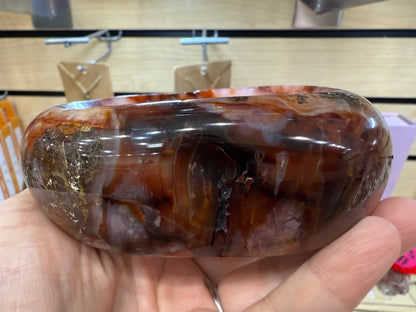 Carnelian Carved Bowl