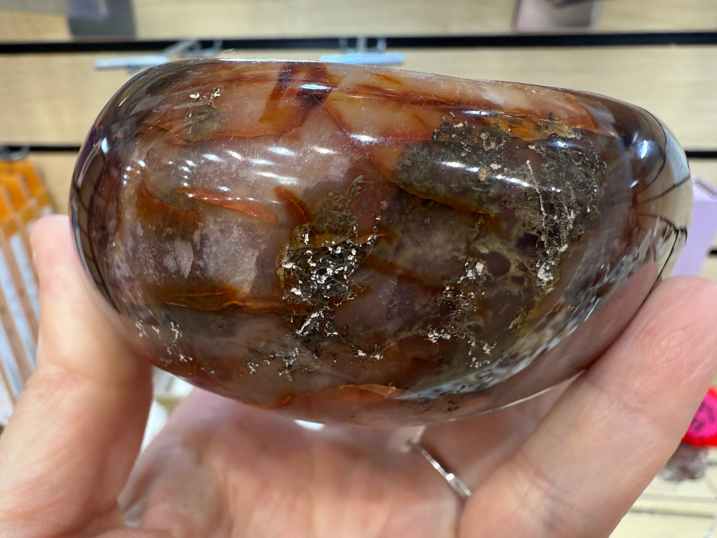 Carnelian Carved Bowl