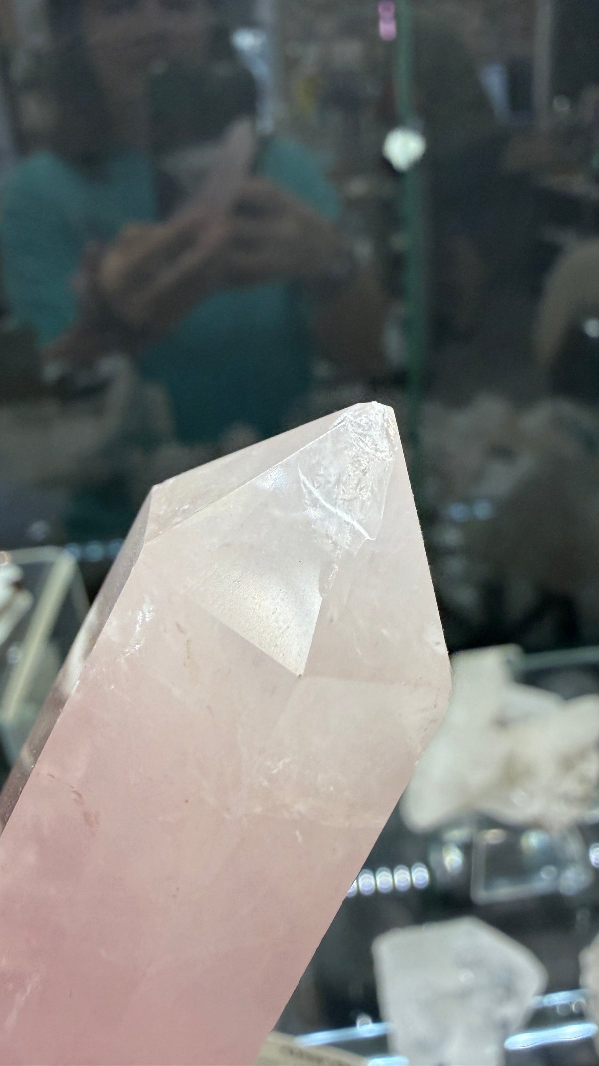 Rose Quartz Tower- 3.5 inches tall