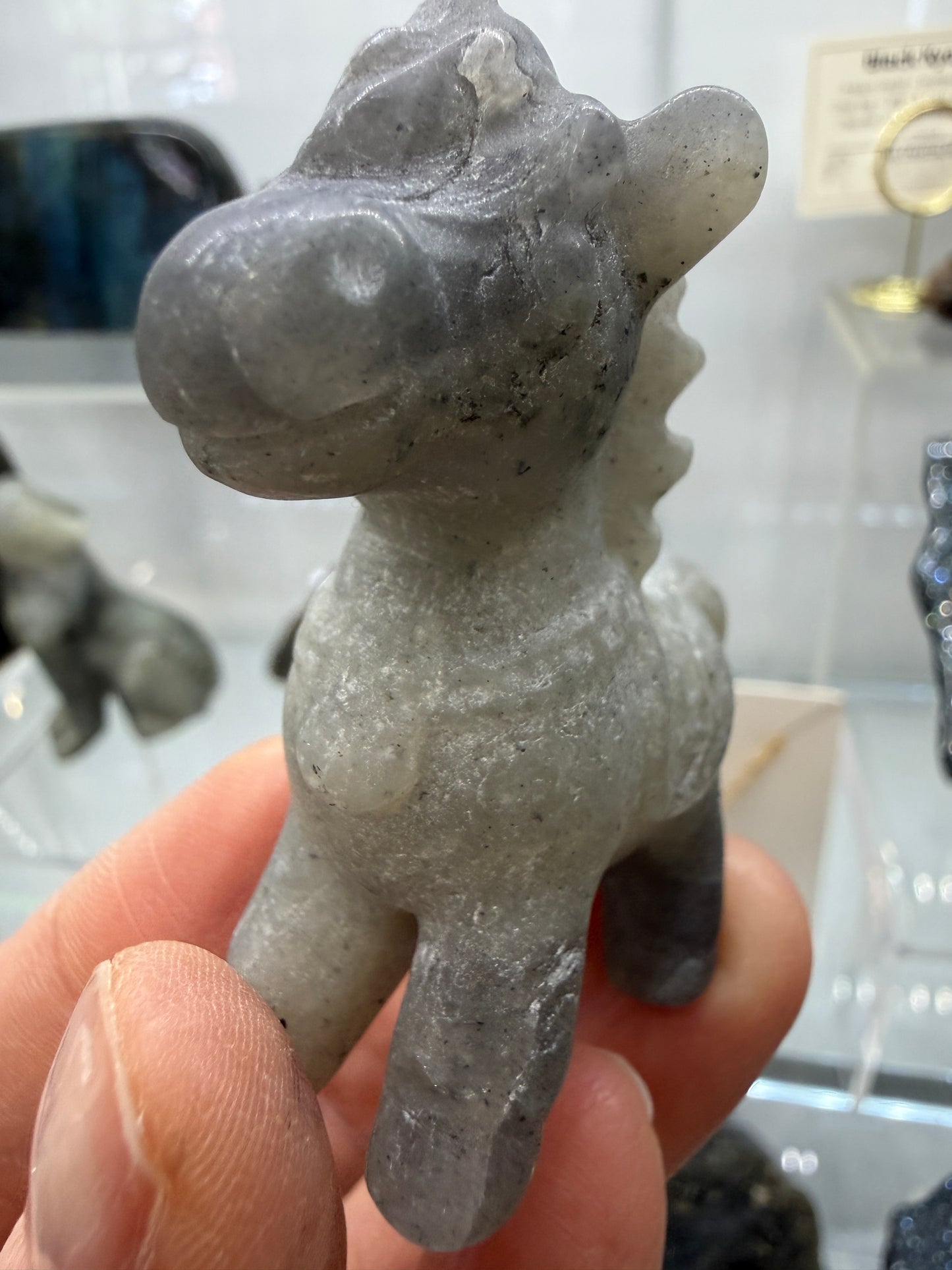 Labradorite Horse Crystal Carving- 2.3 inches