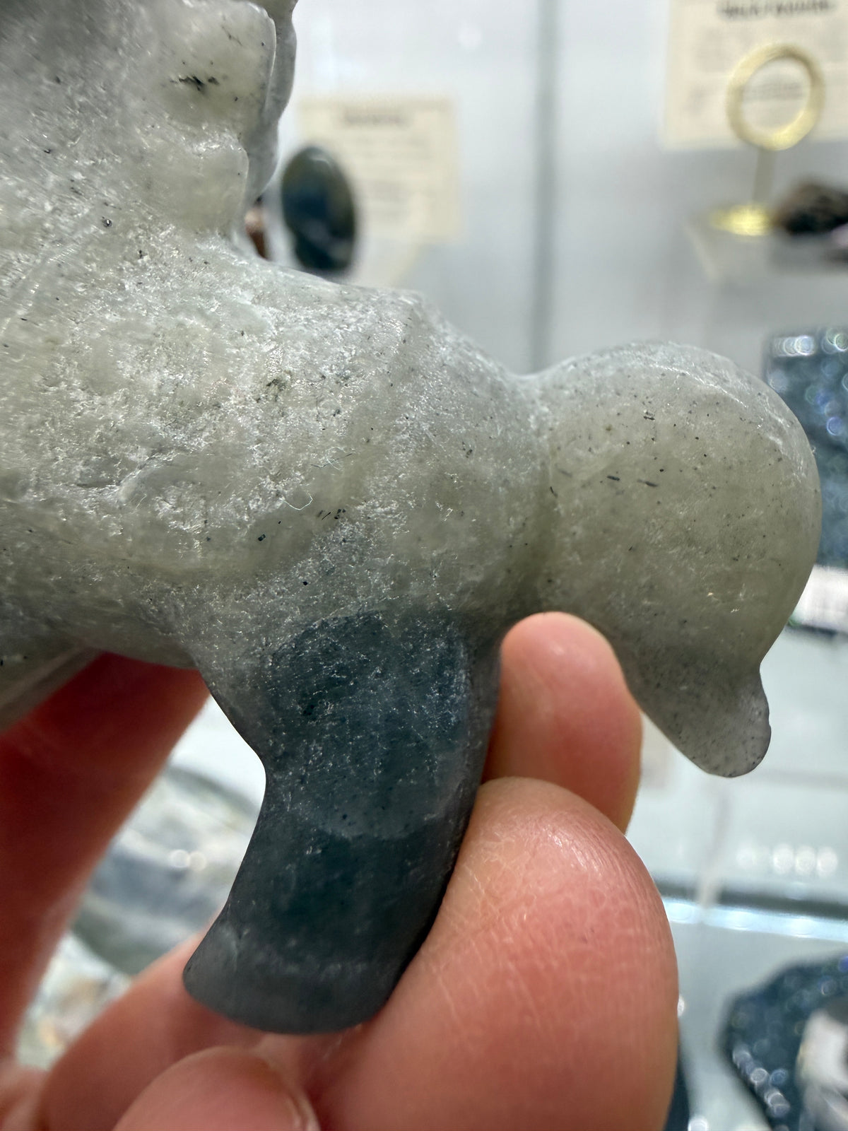 Labradorite Horse Crystal Carving- 2.3 inches