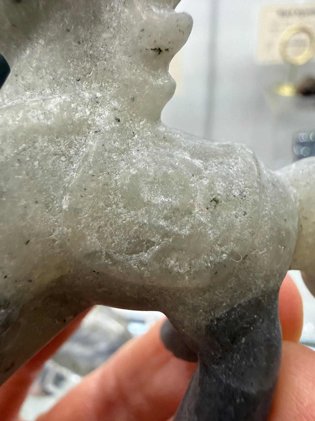 Labradorite Horse Crystal Carving- 2.3 inches