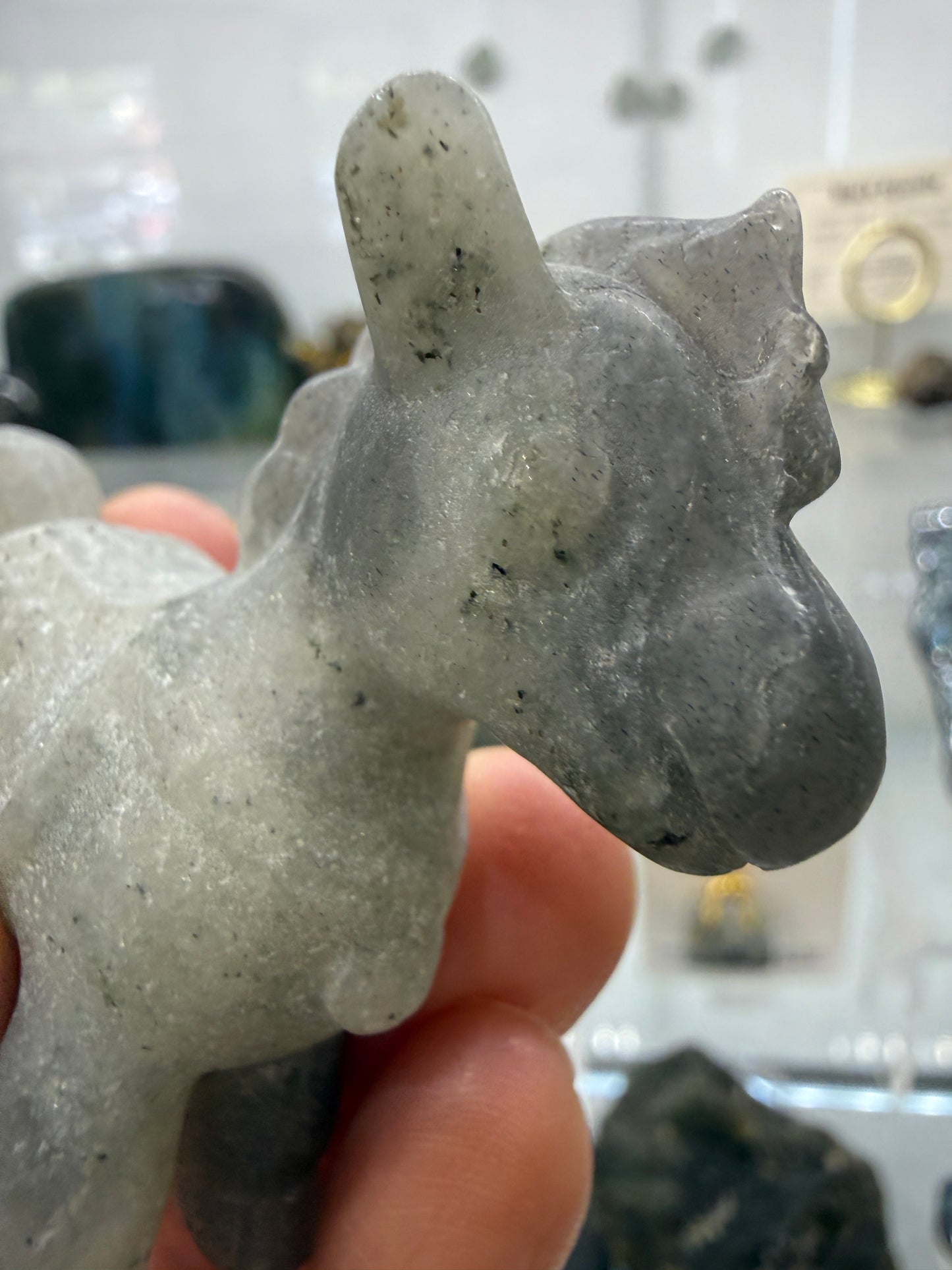 Labradorite Horse Crystal Carving- 2.3 inches