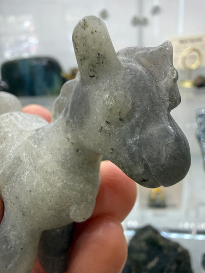 Labradorite Horse Crystal Carving- 2.3 inches