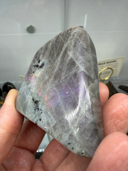 Labradorite Freeform with Purple & Pink Flash- 2.5" inches