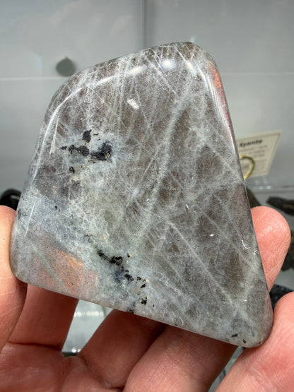 Labradorite Freeform with Purple & Pink Flash- 2.5" inches