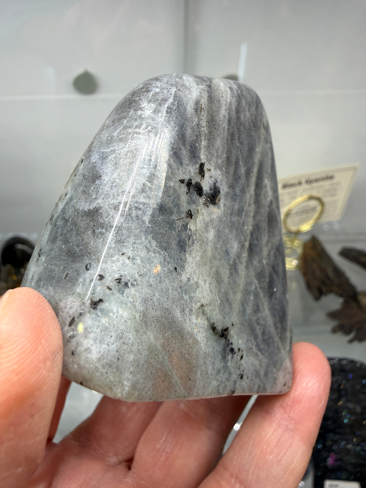 Labradorite Freeform with Purple & Pink Flash- 2.5" inches