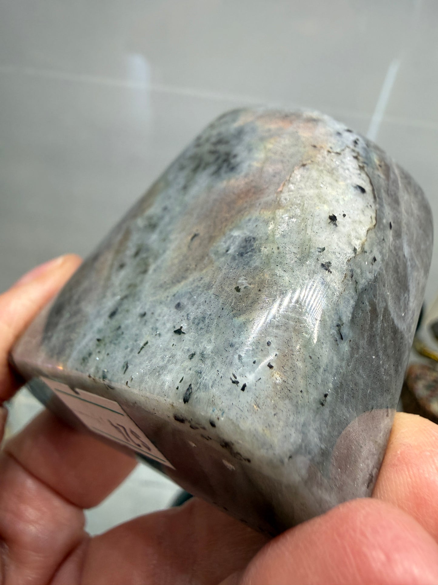 Labradorite Freeform with Purple & Pink Flash- 2.5" inches
