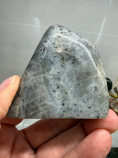 Labradorite Freeform with Purple & Pink Flash- 2.5" inches