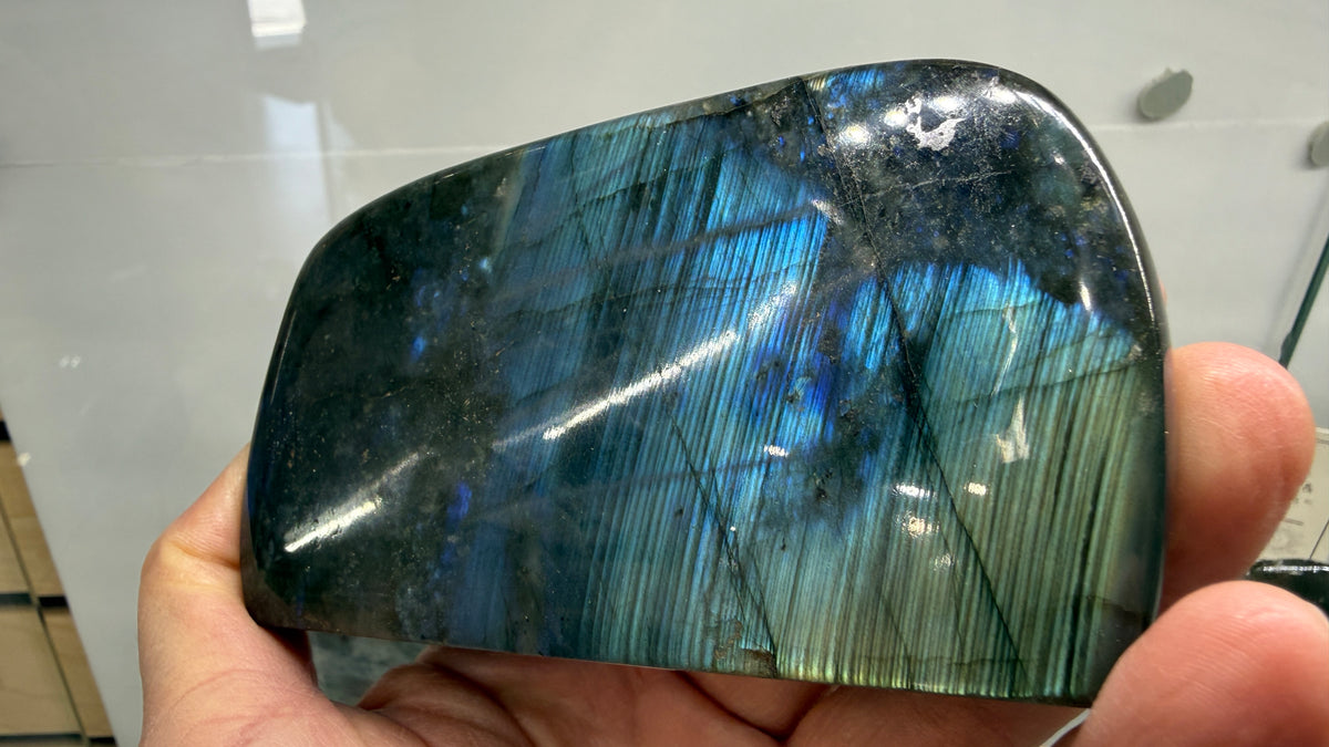 Labradorite Freeform with Blue Flash- 4.2" inches